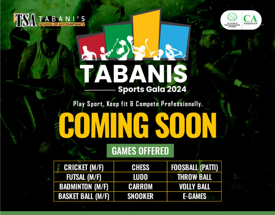 TSA Sports Gala 2024 - Compete, Connect & Celebrate | Tabani's School of Accountancy