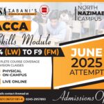 ACCA Skills Module June 2025 – TSA North Nazimabad Campus | Physical & Online Classes Available | Admissions Open